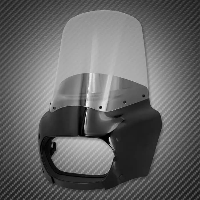 Carénage de moto ABS noir pour Harley Softail Fat Bob