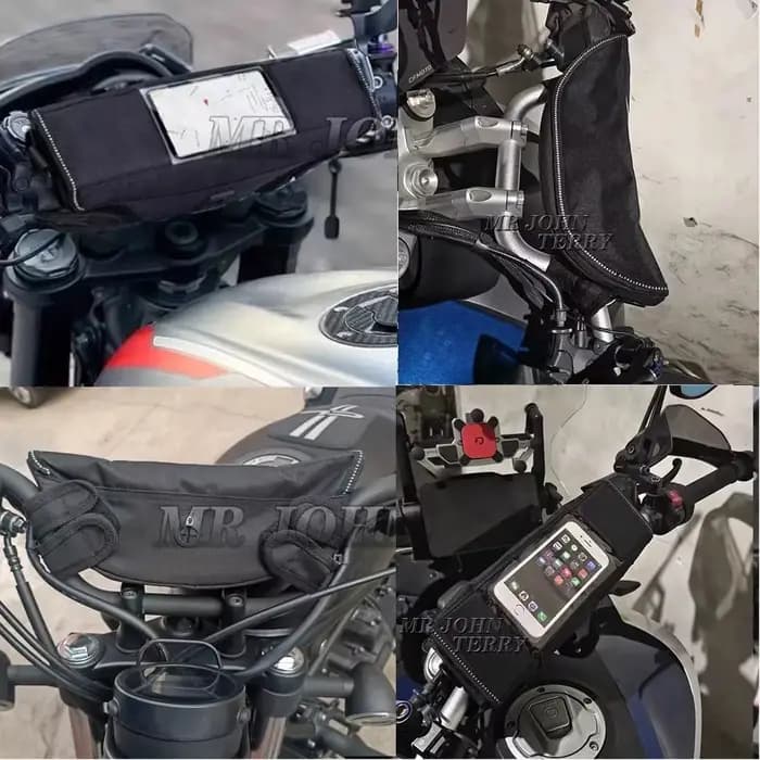 Sac de rangement pour guidon de moto