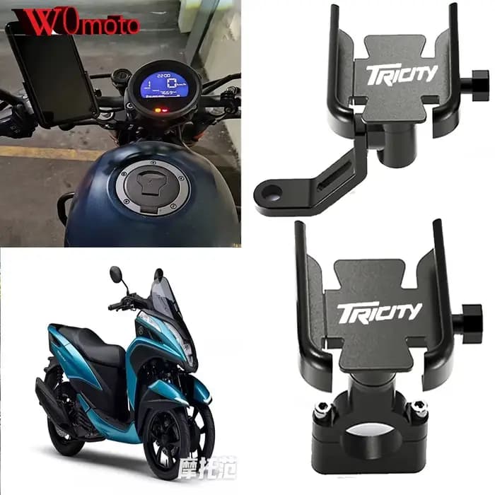 Support de téléphone portable pour moto YAMAHA Tricity 125