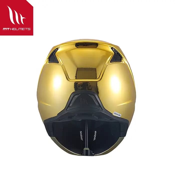 Nouveaux casques modulaires Mt Streetfight M-Xxxl or massif/argent dégagement rapide galvanoplastie Motocross 3/4 casque ouvert brillant