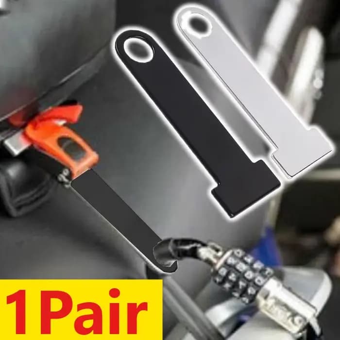 1 paire de cadenas pour casque de moto