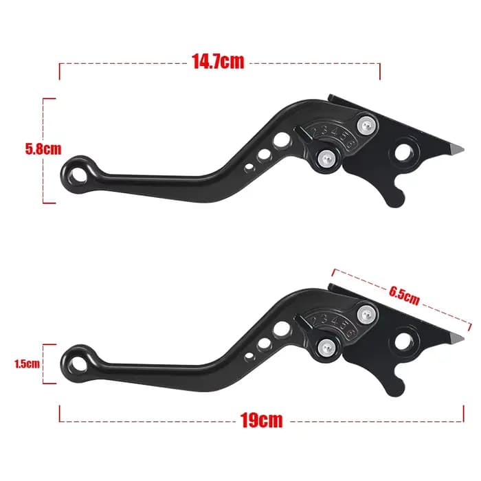 Pour XMAX300 XMAX400 250 125 16-24 NMAX155 NMAX125 15-24 moto levier d'embrayage de frein réglable poignée