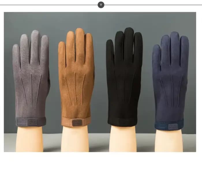 Gants en daim pour hommes