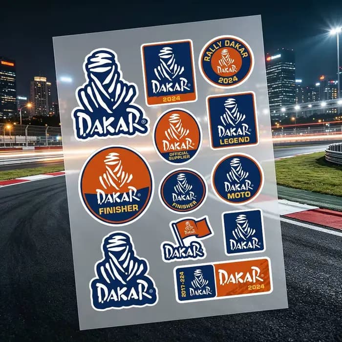 Autocollants de moto D-Dakar Rally