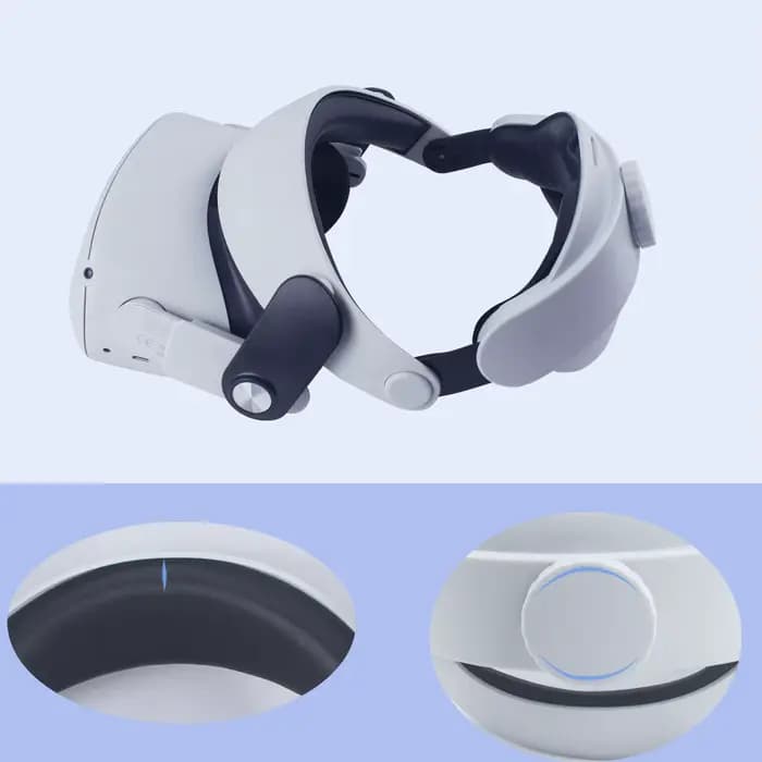 Sangle de casque pour Oculus Quest 2, réduit la pression de la tête, mises à niveau, sangle Halo Elite, accessoires pour Mate Quest 2 VR
