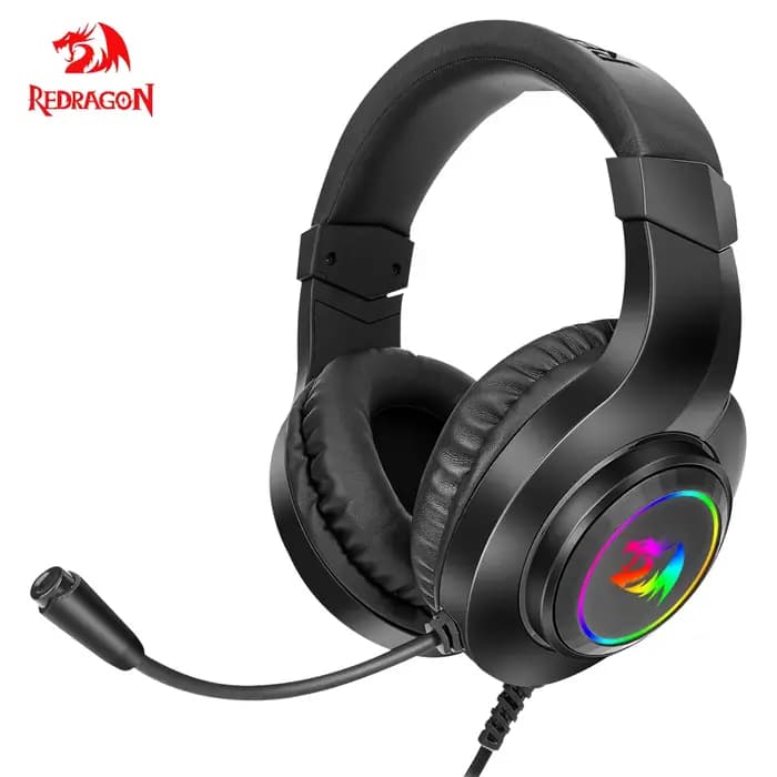 REDRAGON HYLAS H371 – casque de jeu RGB, son Surround 7.1, USB, pour ordinateur, PC, ordinateur portable, écouteurs, microphone, contrôleur EQ