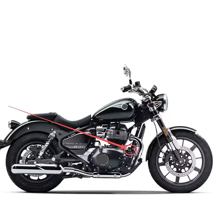 Protection du réservoir de liquide de frein arrière pour moto Super Meteor 650 Royal Enfield Meteor650