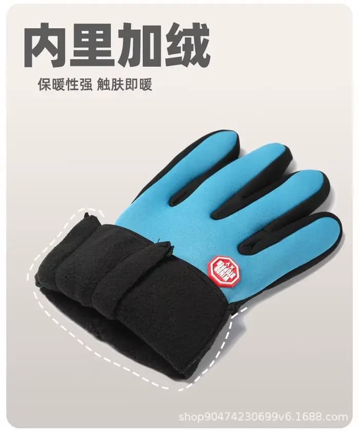Gants chauds en polaire pour écran tactile