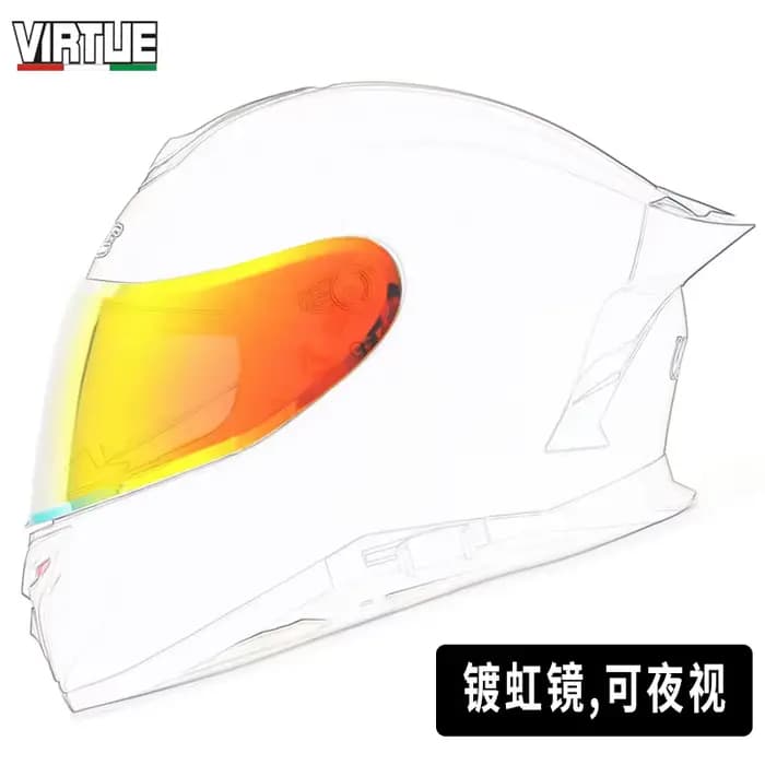 Visière de casque de moto pour lentilles