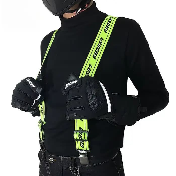 Bretelles de pantalon de moto Y-back réglables pour pantalons de course moto