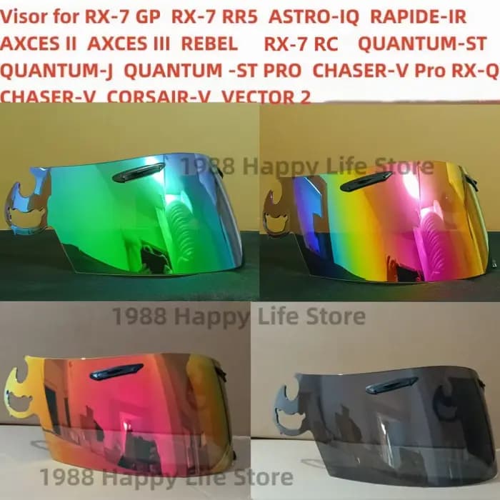 Visière de casque, lentille de protection pour ARAI RX-7 GP RX-7 RR5 ASTRO-IQ RAPIDE-IR AXCES II