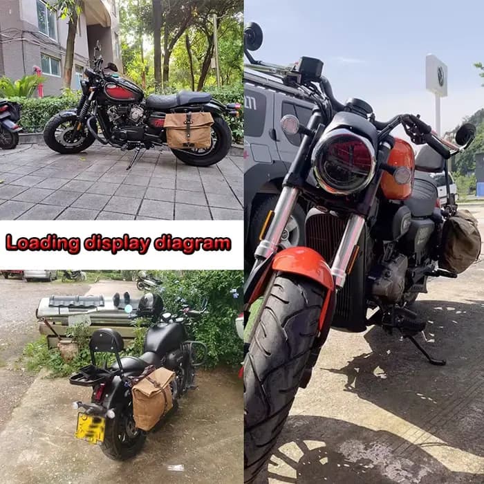 Sac de Selle Rétro pour Moto
