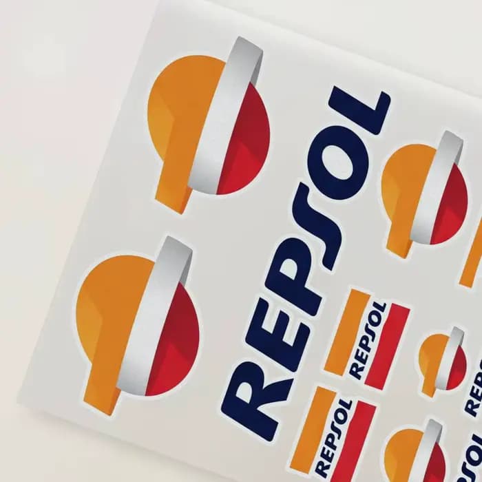Bande réfléchissante REPSOL pour casque