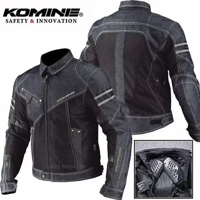 KOMINE JK006 veste printemps respirant Denim maille course Ride haute performance résistance aux chutes vêtements moto