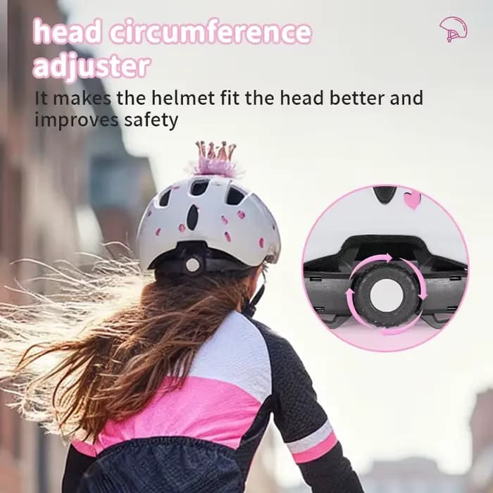 Casque pour petites filles de 2 à 5 ans