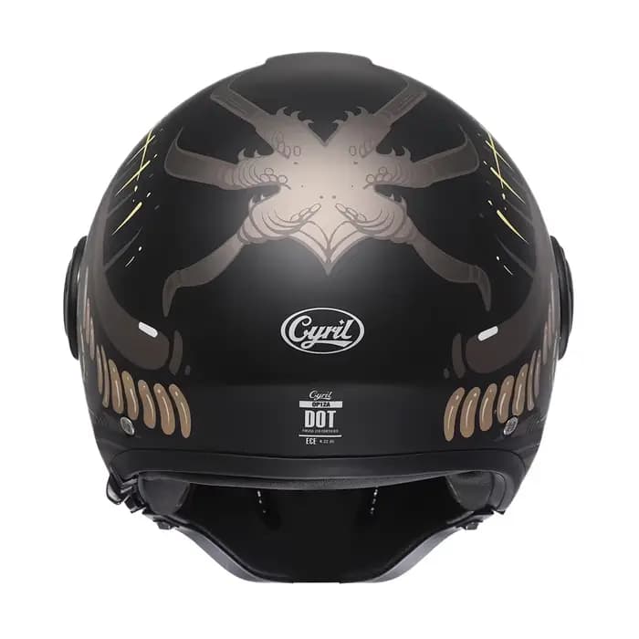 Casque De Moto modulaire intégral visage ouvert casques rétro DOT ECE approuvé CYRIL OP12A Capacete