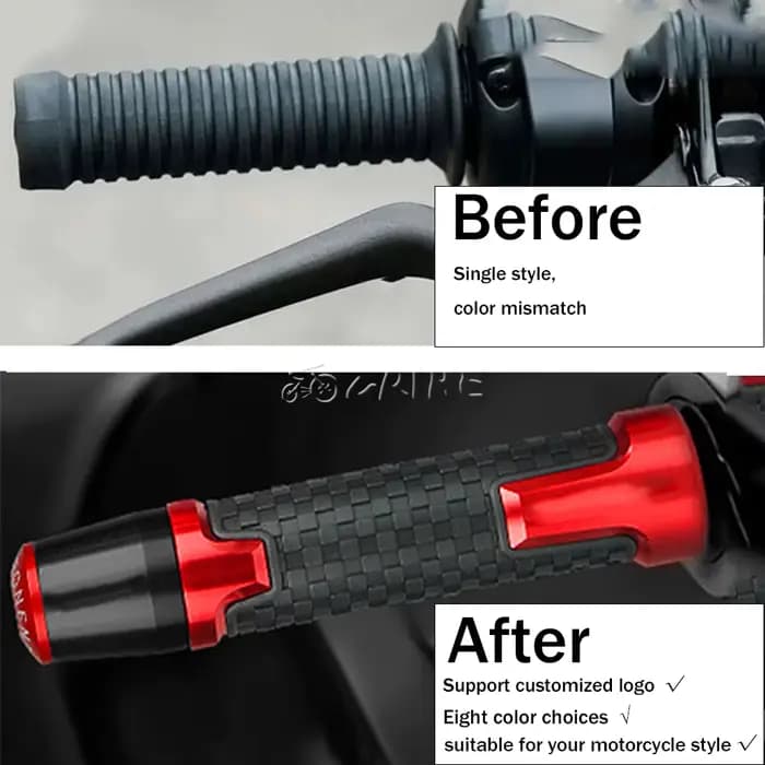 Poignées de guidon de moto
