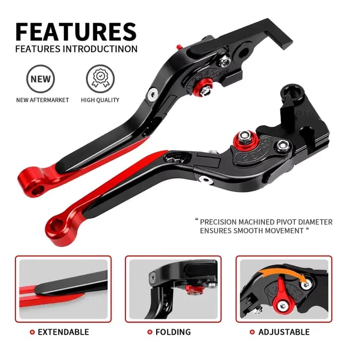 Leviers d'embrayage de frein de moto pour HONDA