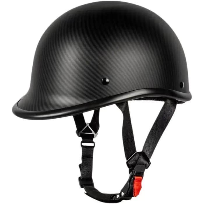 Casque de moto classique rétro ouvert