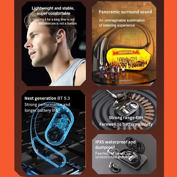 Écouteurs de traduction Bluetooth sans fil, 140 langues, traducteur instantané, écouteurs intelligents, voix en temps réel pour les voyages