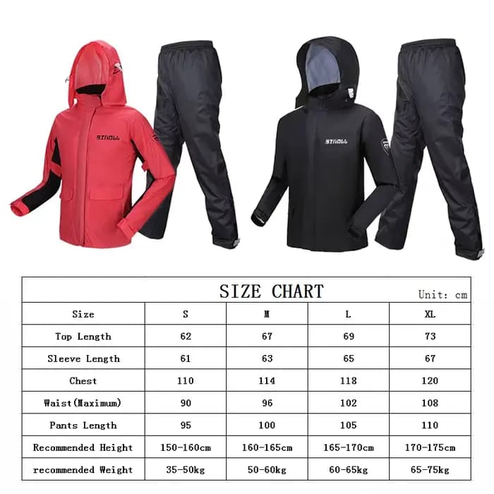 Imperméable de moto pour femme