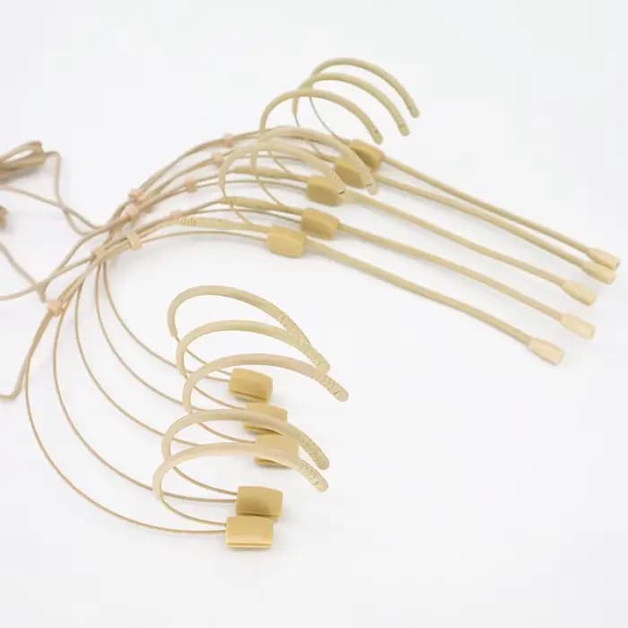Microphone à condensateur pour casque professionnel, 5 pièces, pour transmetteur sans fil Sennheiser Body-Pack, prise de verrouillage à vis 3.5mm