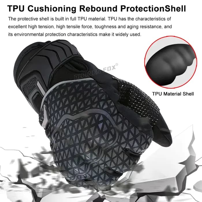 VEMAR hiver gants de Moto courts