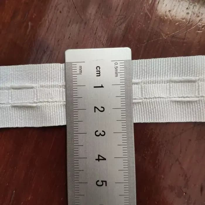 Accessoires de rideaux de 30 mètres, ceinture en tissu de 2.5cm pour rideaux, œillets, anneaux de bande, œillet, crochet de poinçonnage supérieur, ruban plissé pour rideau