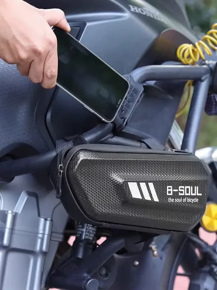 Sac latéral de moto grande capacité poche latérale