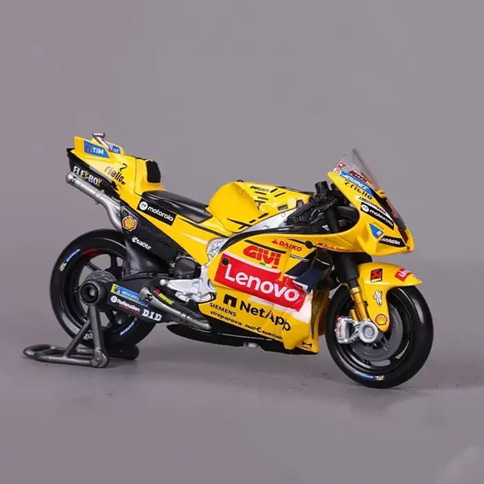 Nouveau en Stock Maisto 1:18 Ducati Lenovo Team 2024 série Champion Version Misano livrée alliage Miniature