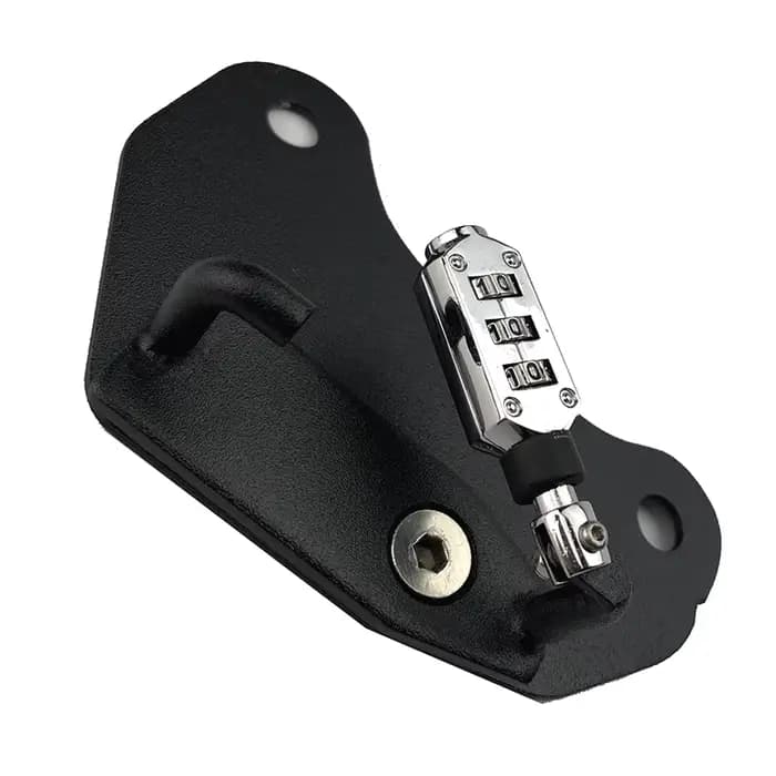 Serrure de casque avec mot de passe pour moto