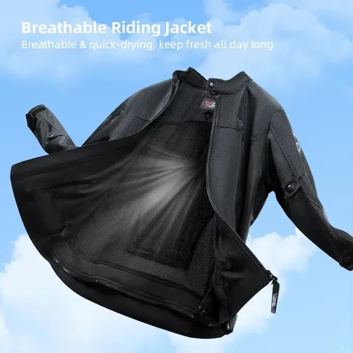 Blouson Moto Homme Été Respirant