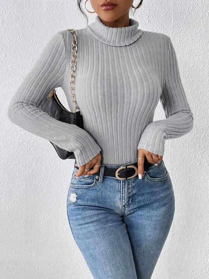 Combinaison pour femmes grandes tailles, motif rayé, style décontracté, confortable à porter