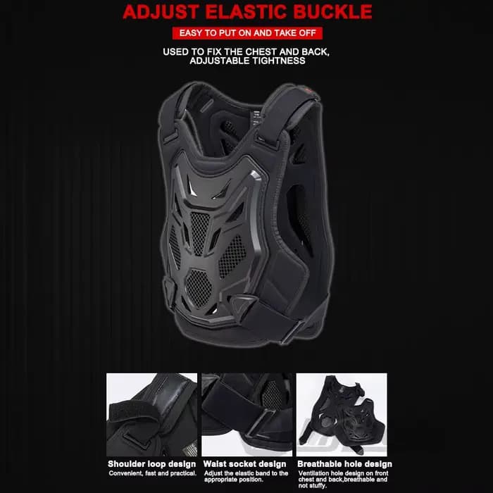 Gilet de protection VEMAR pour moto tout-terrain