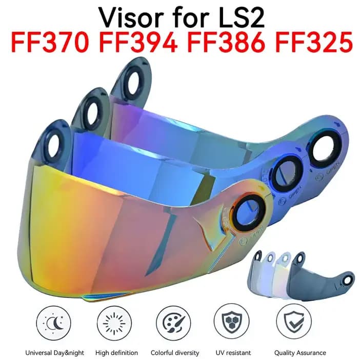 Visière de casque pour casque de moto à rabat LS2 Ff370