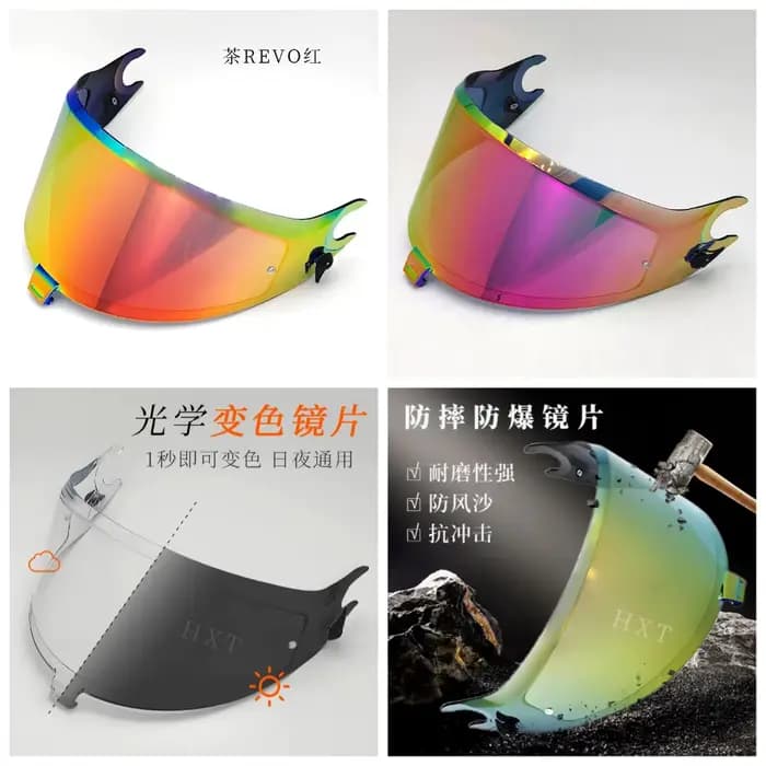 Visières photochromiques pour casques SHARK SPARTAN GT / GT PRO / SPARTAN RS