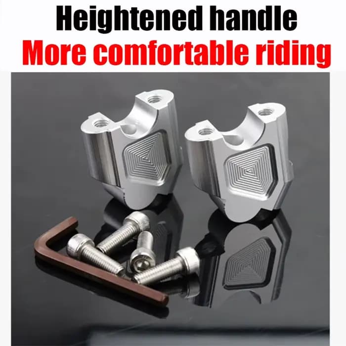 Adaptateur de rehausseurs de guidon de moto