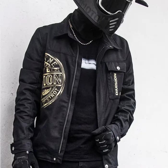 Veste de moto résistante à l'usure pour hommes