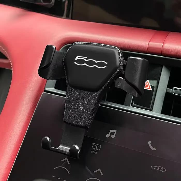 Support de téléphone portable pour voiture, Support réglable, Support de ventilation, accessoires automobiles pour Fiat 500 500C 2012 500X Abarth 695
