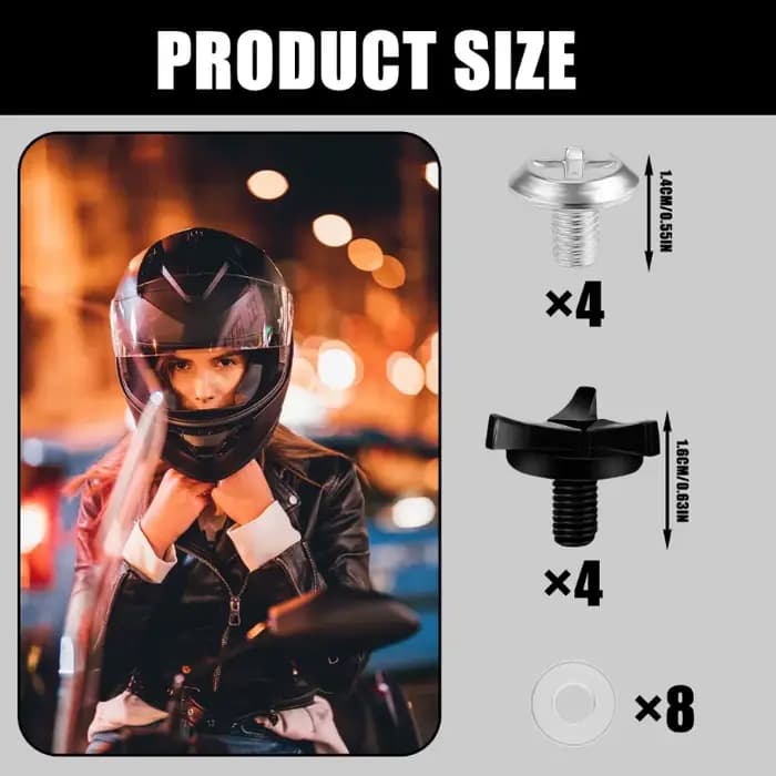 Vis casques facile à installer