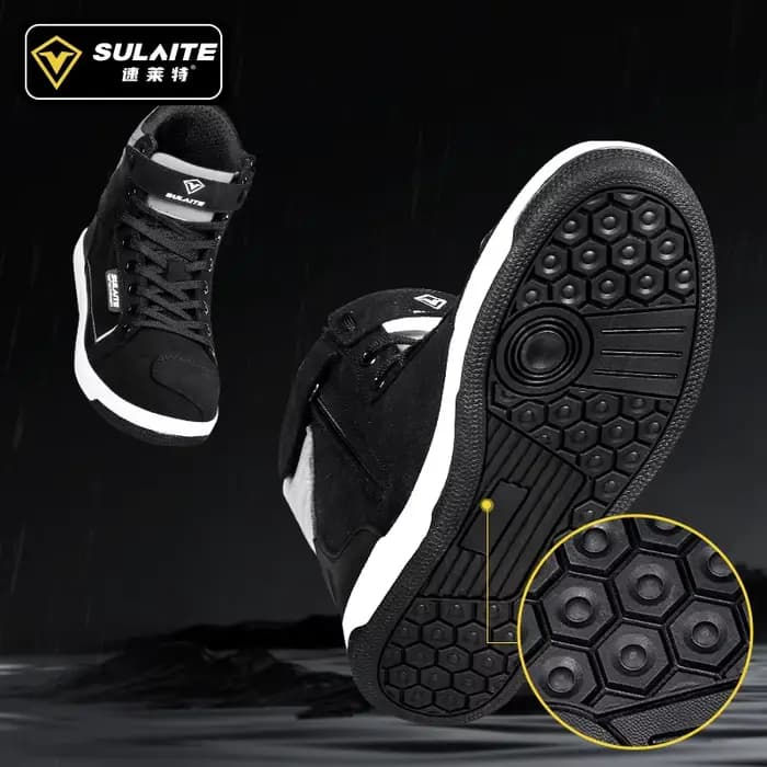 Hommes bottes de moto respirant Anti-chute cavalier course sur route chaussures décontractées