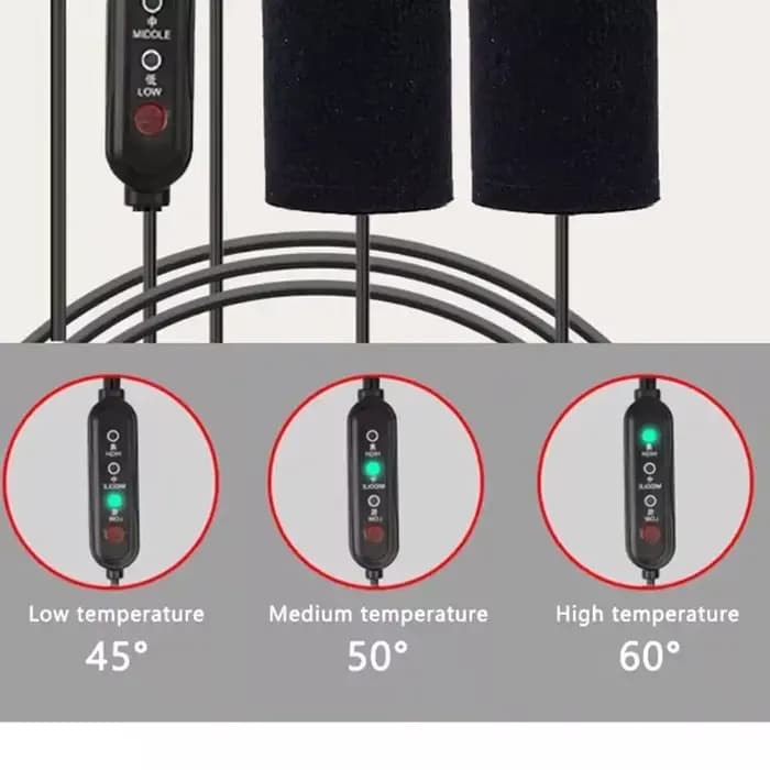 Housse de poignée chauffante électrique à 3 vitesses