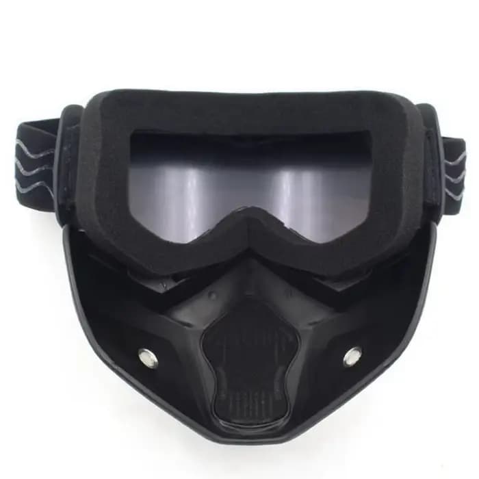 Casque de vélo intégral avec masque anti-buée