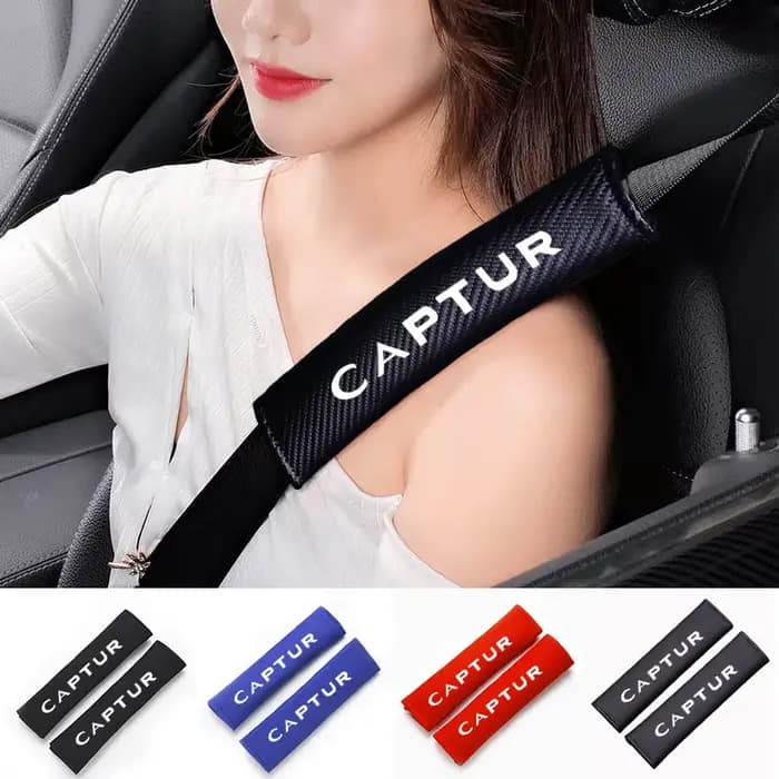 Housse de ceinture de sécurité de voiture, housse de ceinture de sécurité réglable, housses de sangle d'épaule pour renault Captur, accessoires, coussin de rembourrage de ceinture de sécurité