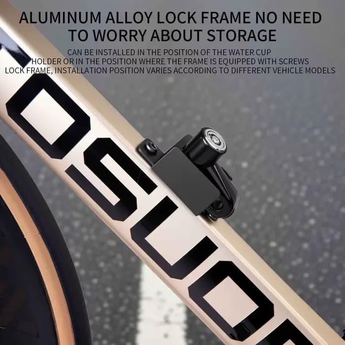 Antivol de disque de frein TOSUOD pour vélo et moto – Accessoire de sécurité pour le cyclisme