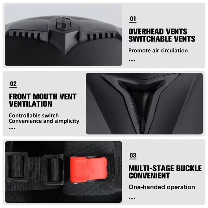 Casques de moto modulaires Uchoose unisexes pour la course