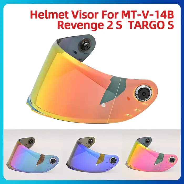 Visière de casque de moto adaptée aux modèles MT-V-14B