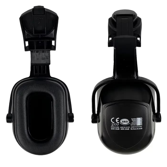 Protège-oreilles montés sur casque CE ANSI AS/NZS SNR 30dB NRR 25dB
