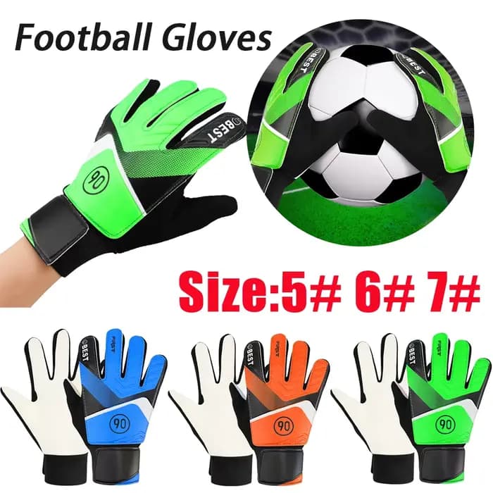 Gants de gardien de but anti-collision pour enfants, latex, PU, protection des mains, football, accessoires de football pour enfants