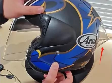 Pour ARAI VZ RAM 3/4 MZ SZ RAM moto garniture arrière casque becquet